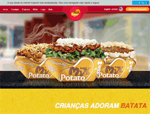 Tablet Screenshot of mixpotato.com.br